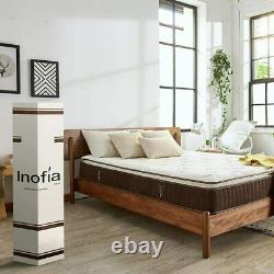 Inofia AIRMAX Single Mattress, 7-Zone Memory Foam Mattress with Pocket Sprung