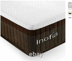 Inofia AIR Single Mattress, 6-Zone Memory Foam Mattress with Pocket Sprung