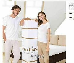 Inofia AIR Single Mattress, 6-Zone Memory Foam Mattress with Pocket Sprung