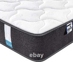 Inofia Double 22cm Pocket Springs Memory Foam Mattress Breathable 7 Zone Support