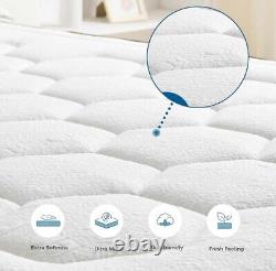 Inofia Double Mattress, 12 Inch CloudLux Memory Foam Mattress with Pocket