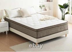Inofia Double Mattress, 12 Inch CloudLux Memory Foam Mattress with Pocket