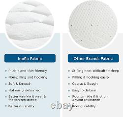 Inofia Double Mattress, 12 Inch Memory Foam Mattress with Stellar Pocket Sprung