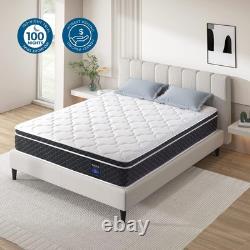 Inofia Double Mattress, COOLMAX Gel Memory Foam Pocket Spring Mattress, Medium F