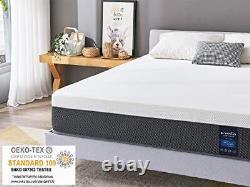 Inofia Double Memory Foam Hybrid Mattress 29cm, 7-Zone Pocket Sprung 4FT6