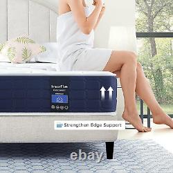 Inofia Small Double Mattress 9 Inch Small Double Size Pocket Sprung Memory Foam