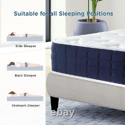 Inofia Small Double Mattress 9 Inch Small Double Size Pocket Sprung Memory Foam