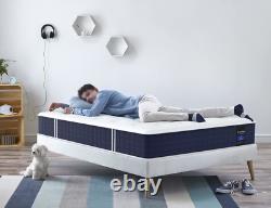 Inofia Small Double Mattress 9 Inch Small Double Size Pocket Sprung Memory Foam