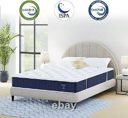 Inofia Small Double Mattress 9 Inch Small Double Size Pocket Sprung Memory Foam