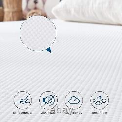 Inofia Small Double Memory Foam Hybrid Mattress 11.4 Inch, 7-Zone Pocket Sprung