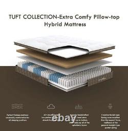 Inofia double mattress 12 inch memory foam and pocket sprung mattress
