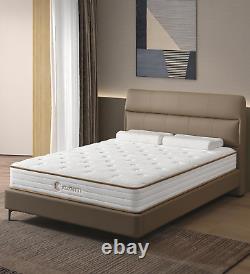 KOANTTI Hybrid Mattress 20cm Thick, Memory Foam, Pocket Sprung, Medium