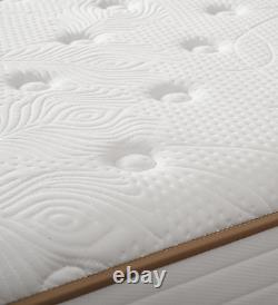 KOANTTI Hybrid Mattress 20cm Thick, Memory Foam, Pocket Sprung, Medium
