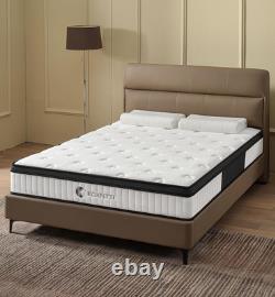 KOANTTI Mattress Memory Foam Pocket Sprung Orthopedic Medium Firm Small Double K