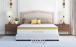 King Hybrid Mattress 10 Pocket Spring Luxury Cool Gel Memory Foam Medium Firm