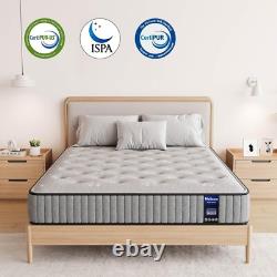 King Mattress 5FT, Gel Memory Foam 7 Zone Pocket Sprung Hybrid King Size Matt