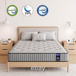 King Mattress 5FT, Gel Memory Foam 7 Zone Pocket Sprung Hybrid King Size Matt
