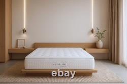 King Mattress Memory Foam Pocket Spring Organic Hypoallergenic Medium Firm