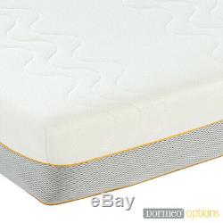 King Size Dormeo Mattress Memory Foam & Pocket Spring Hybrid 24cm Depth in White