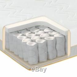 King Size Dormeo Mattress Memory Foam & Pocket Spring Hybrid 24cm Depth in White