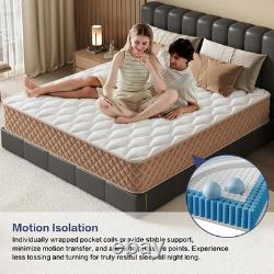 King Size Hybrid Mattress 5FT, 10Inch Gel Memory Foam & Pocket Spring 150 x 20