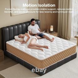 King Size Hybrid Mattress 5FT, 10Inch Gel Memory Foam & Pocket Spring 150 x 20