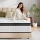 King Size Mattress 10.6 Inch Memory Foam Pocket Spring Mattress 5ft