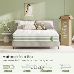 King Size Mattress 5FT, 10 Inch Gel Memory Foam Pocket Sprung Hybrid Mattress