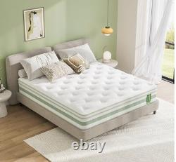 King Size Mattress 5FT, 10 Inch Gel Memory Foam Pocket Sprung Hybrid Mattress
