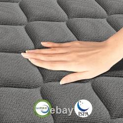 King Size Mattress 5FT, 10 Inch Gel Memory Foam Pocket Sprung Hybrid Mattress