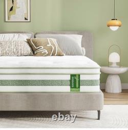 King Size Mattress 5FT, 10 Inch Gel Memory Foam Pocket Sprung Hybrid Mattress