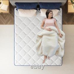 King Size Mattress 5FT, 10 Inch Gel Memory Foam Pocket Sprung Hybrid Mattress, 7