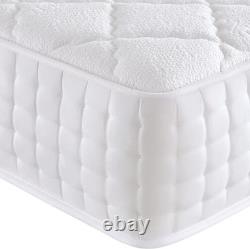 King Size Mattress 5FT, 10 Memory Foam & Pocket Sprung 9-Zone (150x200x25cm)