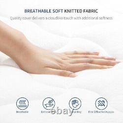 King Size Mattress 5FT, Gel Memory Foam Pocket Sprung Orthopedic Mattress