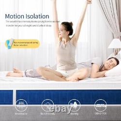 King Size Mattress 5FT, Gel Memory Foam Pocket Sprung Orthopedic Mattress