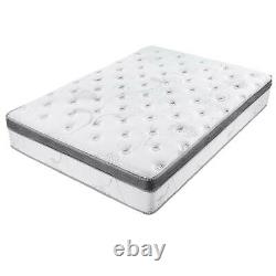 King Size Mattress Gel Memory Foam Bed Pocket Spring Hybrid Ultra Support 13