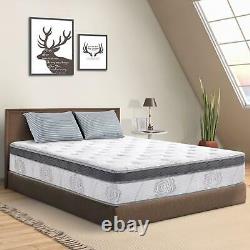 King Size Mattress Gel Memory Foam Bed Pocket Spring Hybrid Ultra Support 13