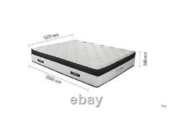 King Size Mattress Memory Foam SleepSoul Serenity 150cm 5FT Pocket Sprung