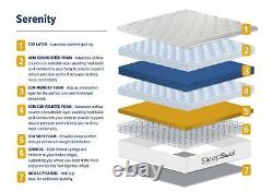 King Size Mattress Memory Foam SleepSoul Serenity 150cm 5FT Pocket Sprung