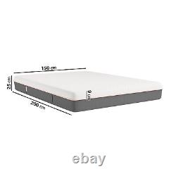 King Size Memory Foam Top 1000 Pocket Sprung Hybrid Rolled SLEEPFUL-HB1000MEM5FT