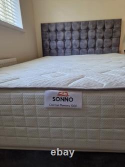 LUXURY Memory Foam Pocket Sprung Mattress King Size SONNO Cool Gel Memory 1000