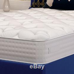 Luxury 3000 MEMORY FOAM POCKET SPRUNG MATTRESS 3FT SINGLE 4FT 4FT6 DOUBLE 5FT