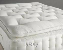 Luxury 3000 Pocket Sprung Memory Pillow Top KING Mattress All Sizes Available