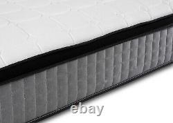 Luxury 3000 Pocket Sprung Pillow Top Single Double King Size Cashmere Mattress