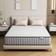 Luxury 7-zone Hybrid Pillow Top Mattress Memory Foam Pocket Sprung Medium Firm