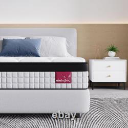 Luxury 9-Zone Memory Foam Pocket Spring Mattress Orthopaedic Hybrid Comfort Bed
