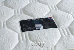 Luxury CELESTE 4FT6 1500 Pocket Sprung MEMORY 3D Mattress with Bed and draws
