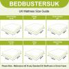 Luxury Comfort Memory Foam Mattress Quilted Design Single 3ft Doulbe 4f6