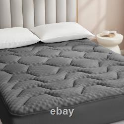 Luxury Cooling Gel Memory Foam Mattress Topper Deep Pocket Single Double King