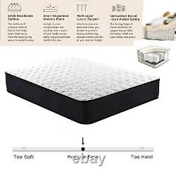 Luxury Encapsulated Pocket Spring gel Memory Foam Hybrid dual sided Mattress